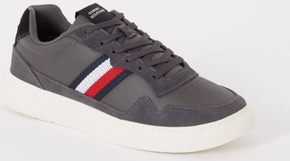 Tommy Hilfiger Light Cupsole sneaker van leer met suède details