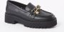 Tommy Hilfiger Pennyloafers in leer met labeldetail model 'CHAIN CHUNKY' - Thumbnail 2