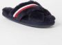 Tommy Hilfiger Pluchen pantoffels TOMMY FURRY HOME SLIPPER met textielband - Thumbnail 2