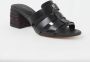 Tommy Hilfiger Slippers BLOCK MID HEEL LEATHER SANDAL - Thumbnail 2