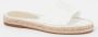 Tommy Hilfiger Witte Canvas Espadrille Slides - Thumbnail 2