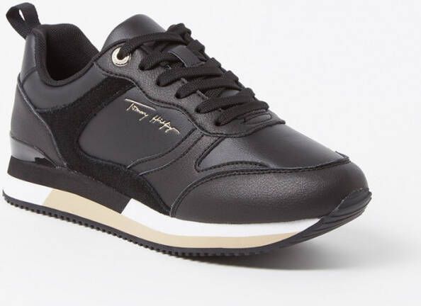 TOMMY JEANS Plateausneakers TJW RETRO BASKET ESS vrijetijdsschoen lage schoen veterschoen met zijlogo-vlag - Foto 17