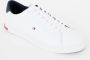 Tommy Hilfiger Sneakers ESSENTIAL LEATHER DETAIL VUL met contrastafwerking vrijetijdsschoen lage schoen veterschoen - Thumbnail 2