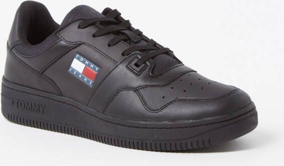 Tommy Hilfiger Retro Basket leren heren sneakers Zwart Echt leer Uitneembare zool - Foto 7