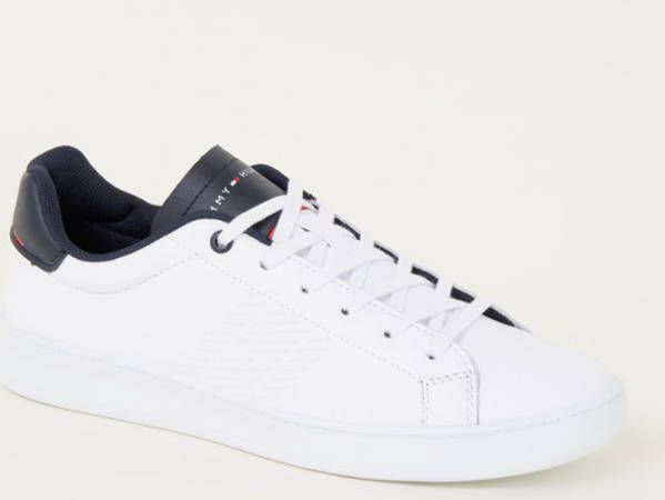 Bemiddelaar Rondlopen Wennen aan Tommy Hilfiger Sneakers in wit voor Heren Retro Tennis Cupsole Leather -  Schoenen.nl
