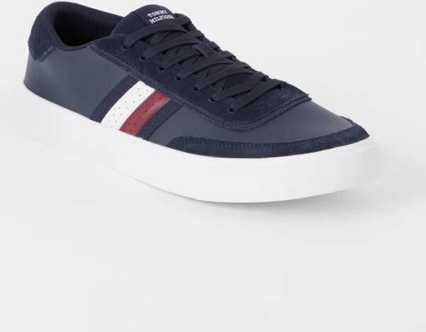 Tommy Hilfiger Sneaker van leer met suède details