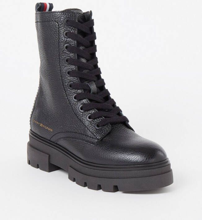 Tommy Hilfiger Veterboot van leer