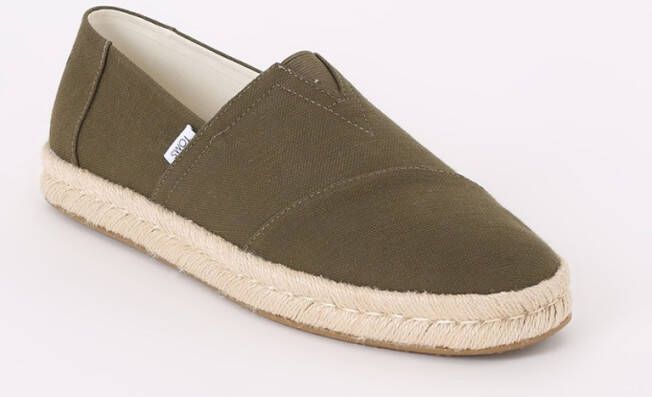 TOMS Alp Rope 2-0 espadrille met raffia details