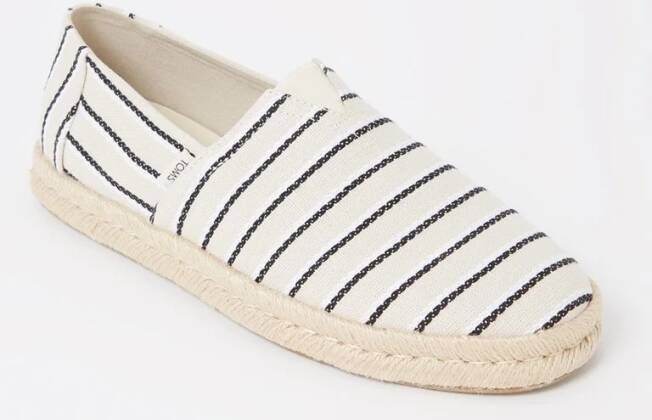 TOMS Alpargata 2-0 espadrille van canvas met streepprint