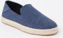 TOMS Santiago Recycled Cotton Canvas Blue Slip-on - Thumbnail 2
