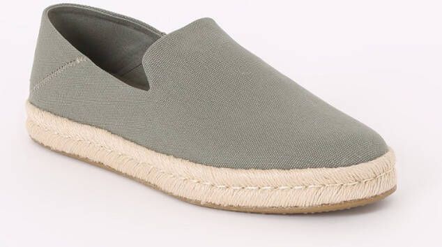 TOMS Santiago espadrille van canvas met raffia details