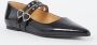 TORAL Ballerina Dames Coeur Maat: 36 Materiaal: Leer Kleur: Zwart - Thumbnail 4