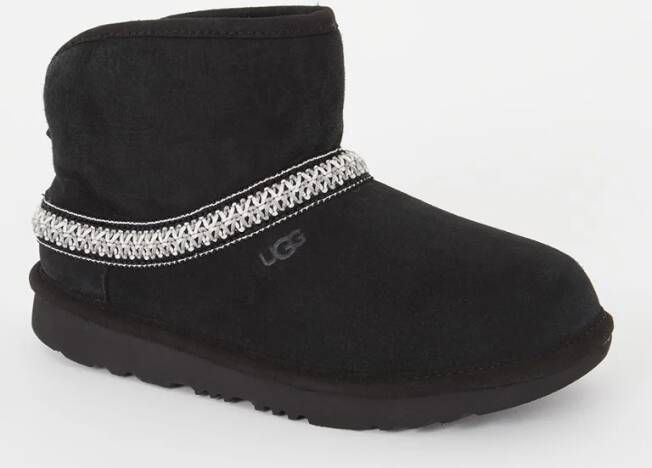 Ugg Classic Mini Crescent enkellaarsje van schapensuède