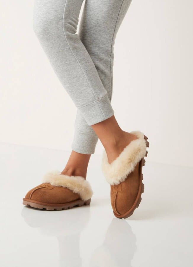 UGG Pantoffels Dames W Coquette Maat: 41 Materiaal: Suède Kleur: Cognac - Foto 7