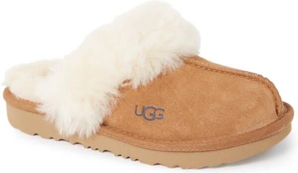 Ugg Cozy II pantoffel van suède en wol