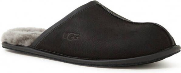 Ugg Scuff pantoffel van leer met schapenvacht