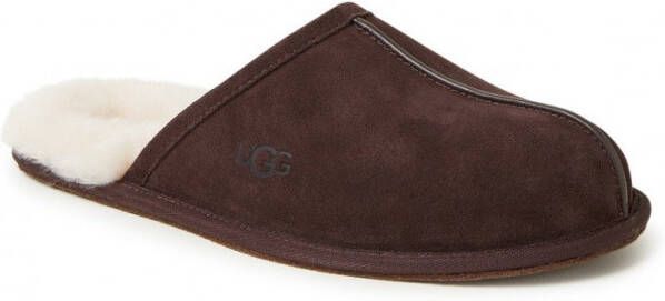 Ugg Scuff pantoffel van suède met schapenvacht