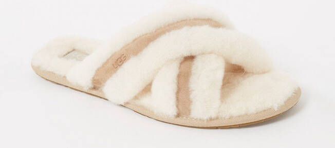 Ugg Beige Pantoffels Wol. Valt normaal: bestel je eigen maat. Beige Dames - Foto 10
