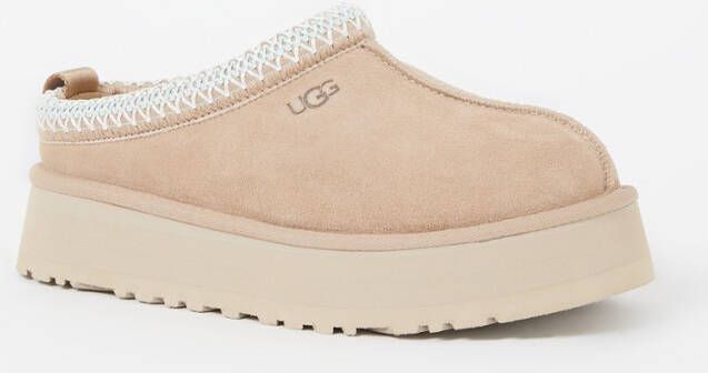 Ugg Tazz instapper van suède met schapenvacht