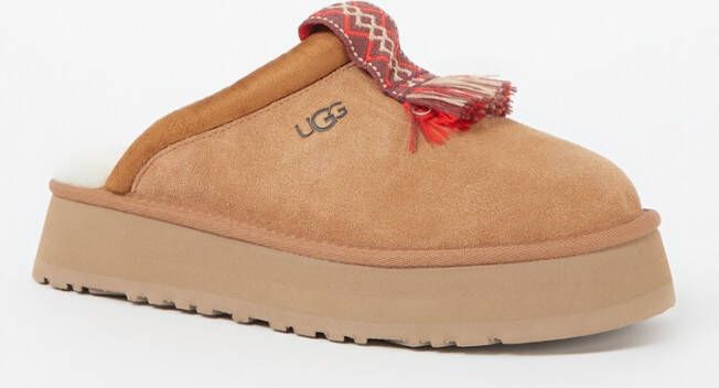 Ugg Tazzle instapper van suède met schapenwol