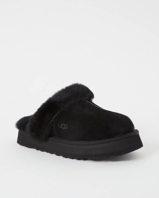 Ugg Slippers & Mules Plush Lined Black Slip-On Sandals With Thick Sole in zwart - Foto 5