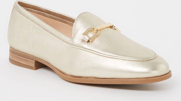 Unisa Dalcy loafer met metallic finish