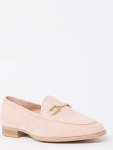 Unisa Dalcy loafer van suède met horsebit