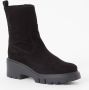 UNISA Enkelboots Dames Jofo Maat: 38 Materiaal: Suède Kleur: Zwart - Thumbnail 3