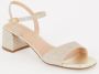 Unisa Kirk sandalette van leer met strass - Thumbnail 3