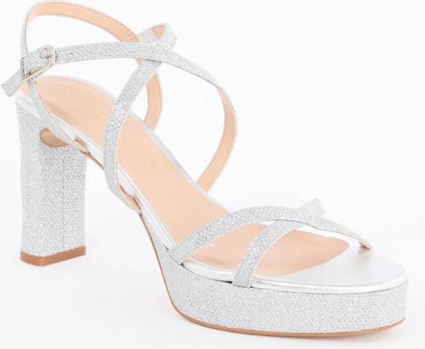 Unisa Over sandalette met glitter