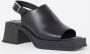 Vagabond Shoemakers Zwarte Leren Sandalen Hennie 101 Black Dames - Thumbnail 3