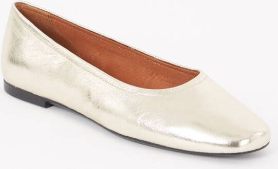 Vagabond Shoemakers Jolin ballerina van leer met metallic finish