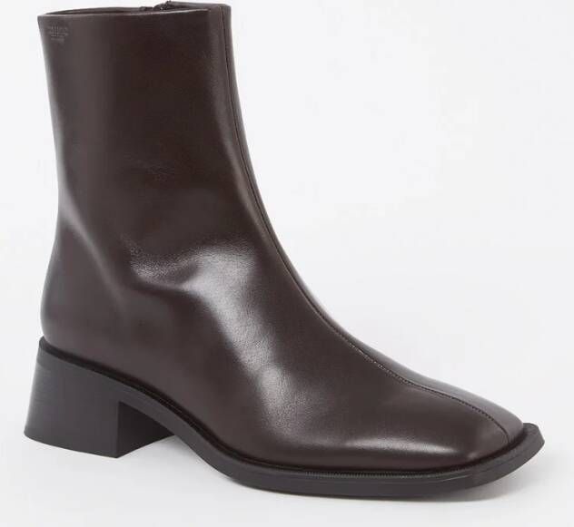 Vagabond Shoemakers Blanca enkellaarsje van leer