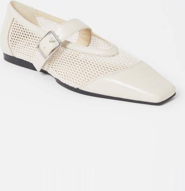 Vagabond Shoemakers Wioletta ballerina van mesh met leren details