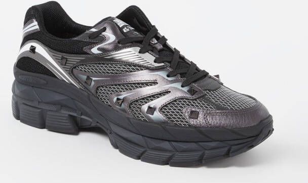Valentino MS-2960 sneaker met kalfsleren details