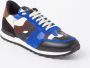 Valentino Garavani Camouflage Sneakers met amandelvormige neus en rubberen zool - Thumbnail 2
