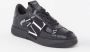 Valentino Garavani Zwarte Sneakers met Logo Details Black Heren - Thumbnail 2