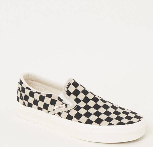 Vans Classic slip-on van canvas met ruitdessin