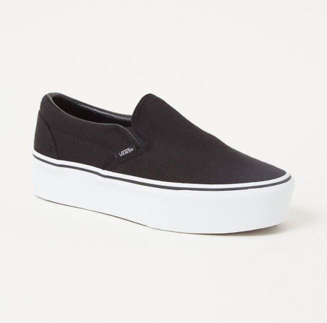 Vans Classic Stackform slip-on sneaker met gebreid bovenwerk