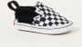 Vans Slip-On V sneakers zwart wit Textiel Ruit 16 - Thumbnail 3