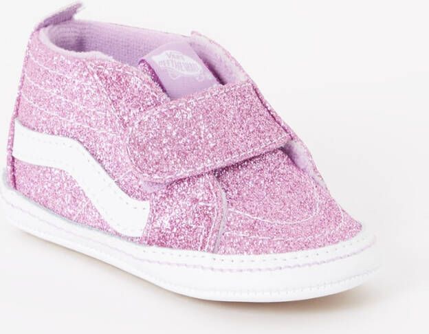 Vans SK8 Hi Crib sneakers roze Jongens Meisjes Suede 16 Schoenen