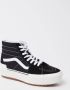 Vans Ua Sk8 Hi Stacked Suede Canvas Black Blanc Sneaker - Thumbnail 3