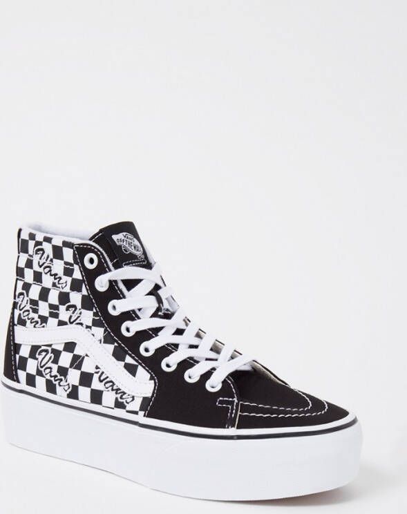 Vans Sk8-Hi Tapered Stackform sneaker van canvas met leren details - Foto 5