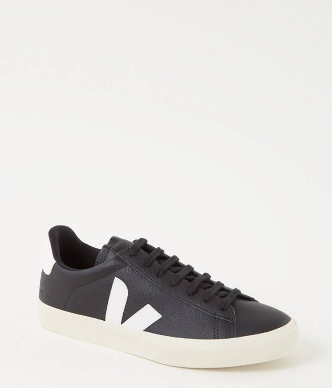 Veja Campo Sneakers in Black and White Chromefree Leather Zwart - Foto 13