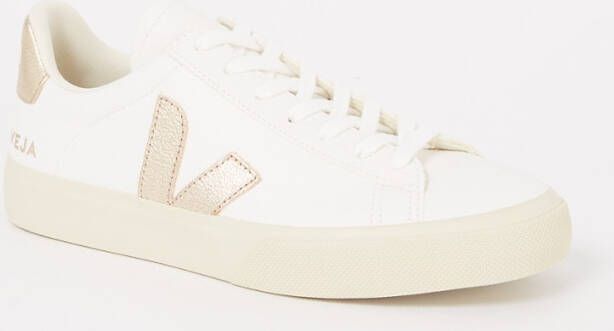 Veja Multicolore Leren Sneakers Wit Platine White Dames - Foto 20