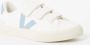 Veja Recife Sneakers Wit Staalblauw Kalfsleer VLogo Handtekening Detail White Dames - Thumbnail 2