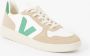 Veja Witte Leren Sneakers met Beige Suède Inzetstukken White Heren - Thumbnail 3