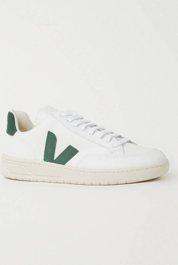 Veja V-12 Leather Unisex maat 41 Wit - Schoenen.nl