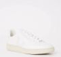 Veja Witte Leren Sneakers Logo Rubberen Zool White - Thumbnail 2