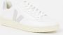 Veja Witte Leren Sneakers Ronde Neus Logo White Heren - Thumbnail 2